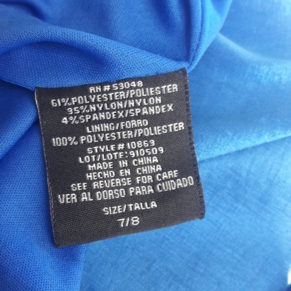 Royal Blue Cocktail/Prom Dress Sz 7/8 - Picture 7 of 11